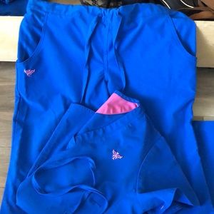 Royal blue scrubs